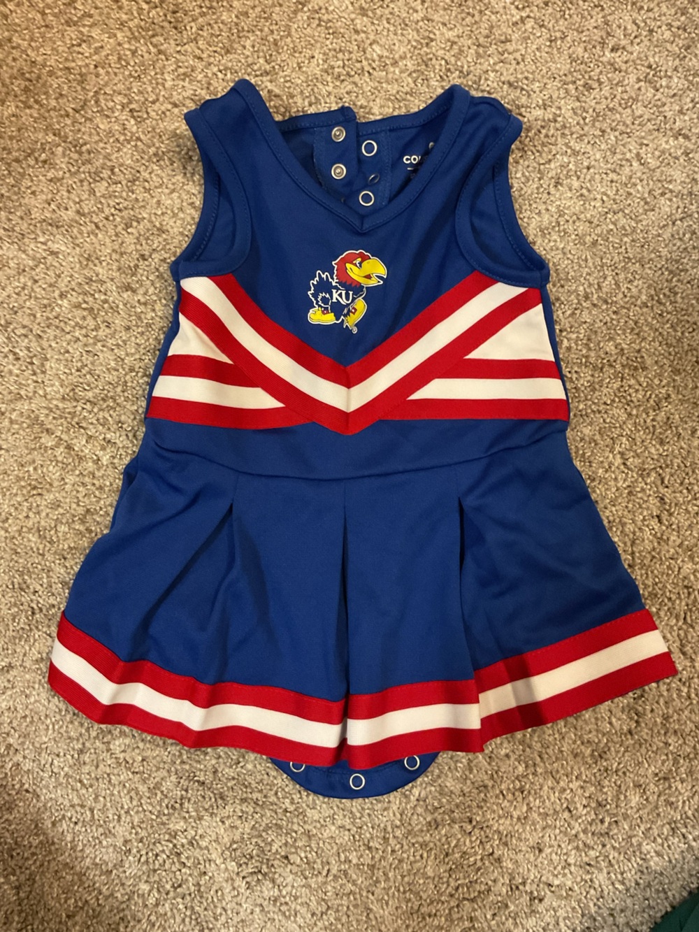 Colosseum Royal Blue Cheer Dress with Red & White Accents